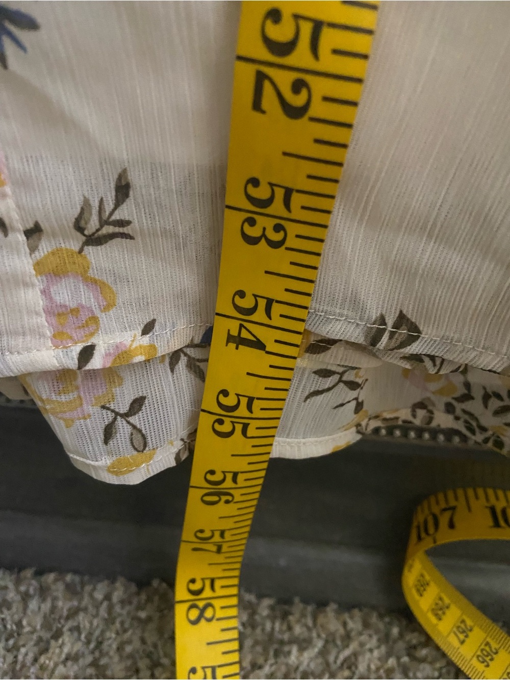 NWT Arula Size B 2X Ivory Floral Tiered Maxi Dress Boho - Picture 13 of 13